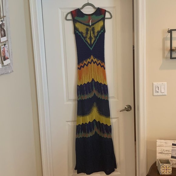 NWT RARE Multicolor Missoni Knit Maxi Dress - Picture 11 of 14